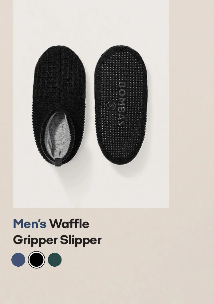 Men's Waffle Gripper Slipper