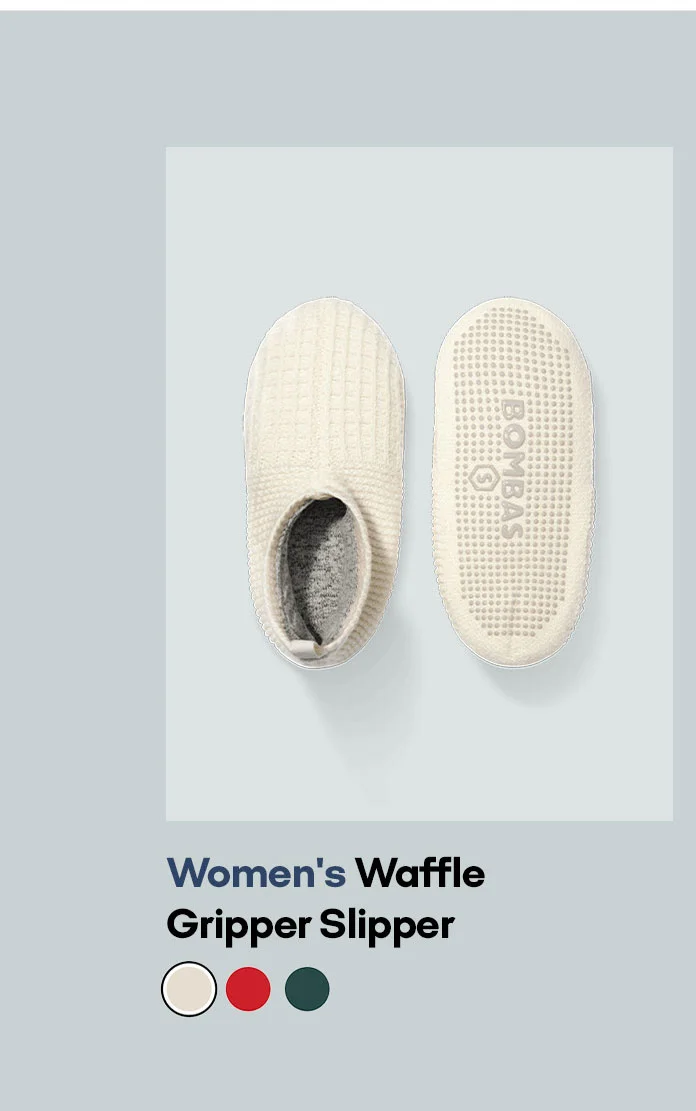 Women's Waffle Gripper Slipper