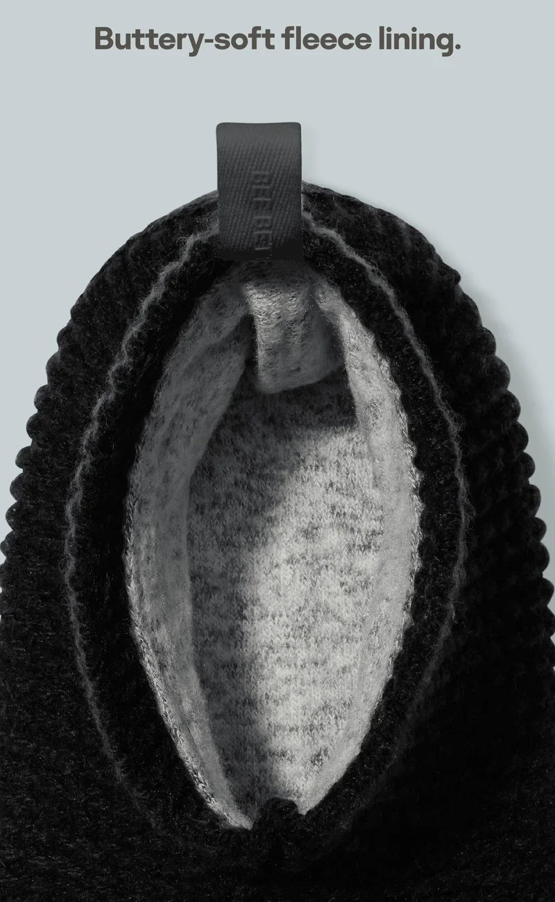 Buttery-soft fleece lining.