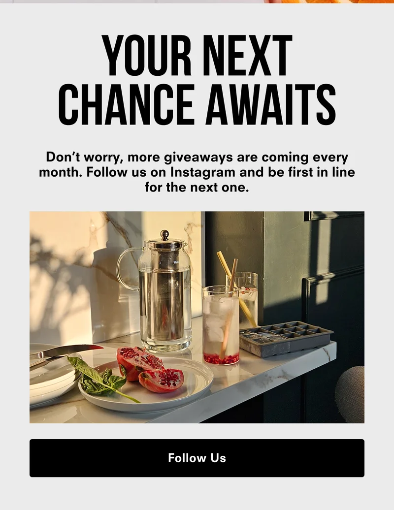 Your Next Chance Awaits, Follow Us