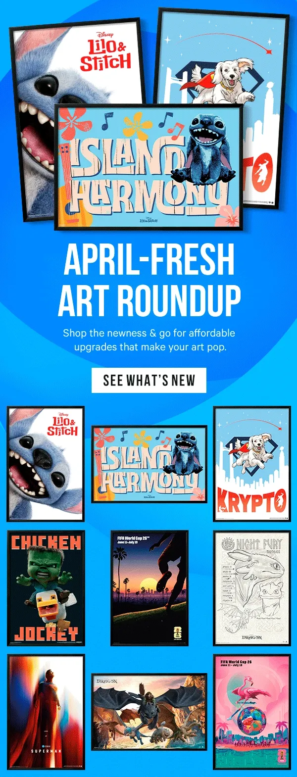 April-Fresh Art Roundup - Shop the newness & go for affordable upgrades that make your art pop.