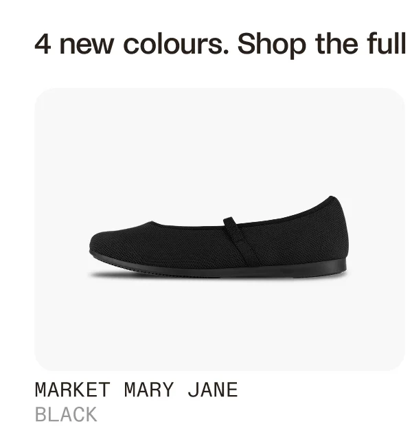 Market Mary Jane Black