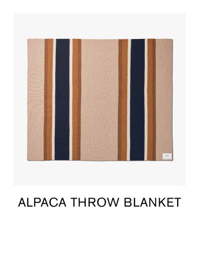 Alpaca Throw Blanket