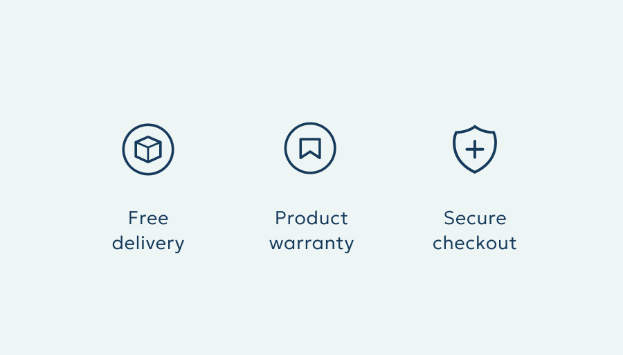 Free delivery - Product warranty - Secure checkout