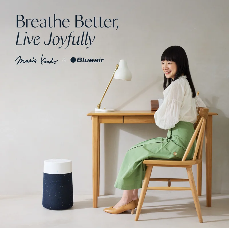 Breath Better, Live Joyfully - Marie Kondo x Blueair