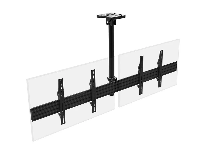 Commercial Series 2x1 Panel Menu Board Adjustable Tilt Ceiling TV Mount