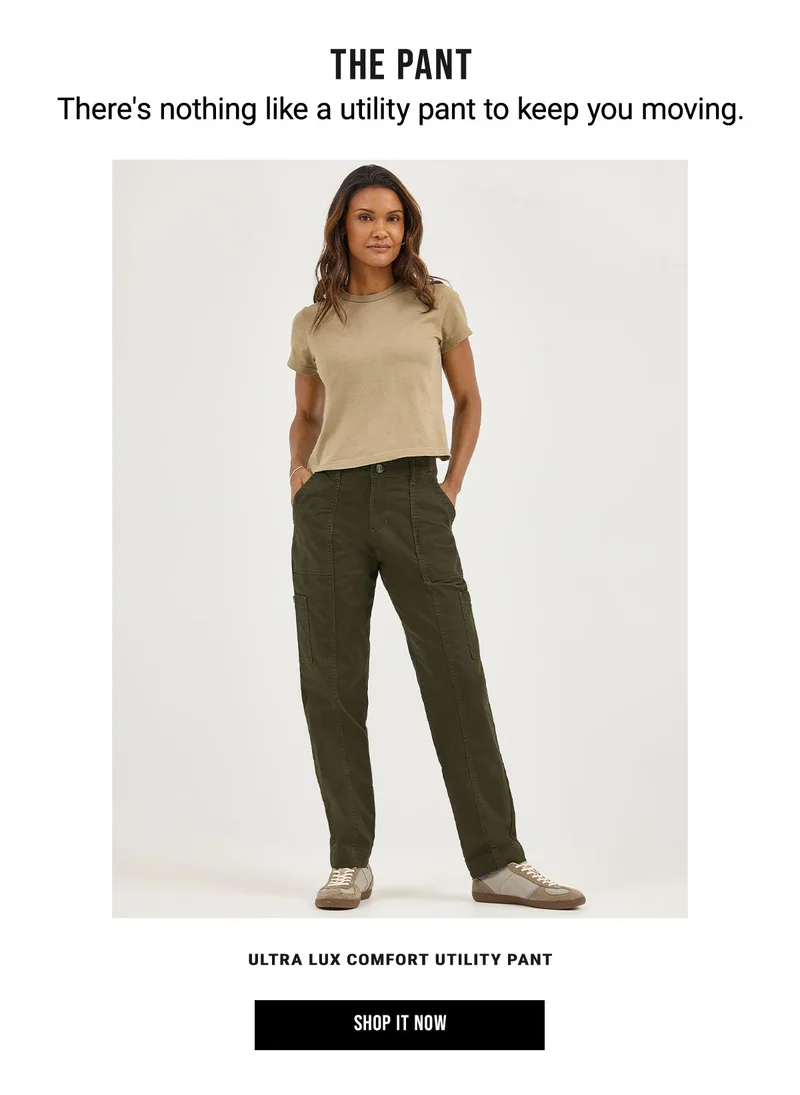 The Pant There's Nothing Like A Utility Pant To Keep You Moving. Ultra Lux Comfort Utility Pant Shop It Now