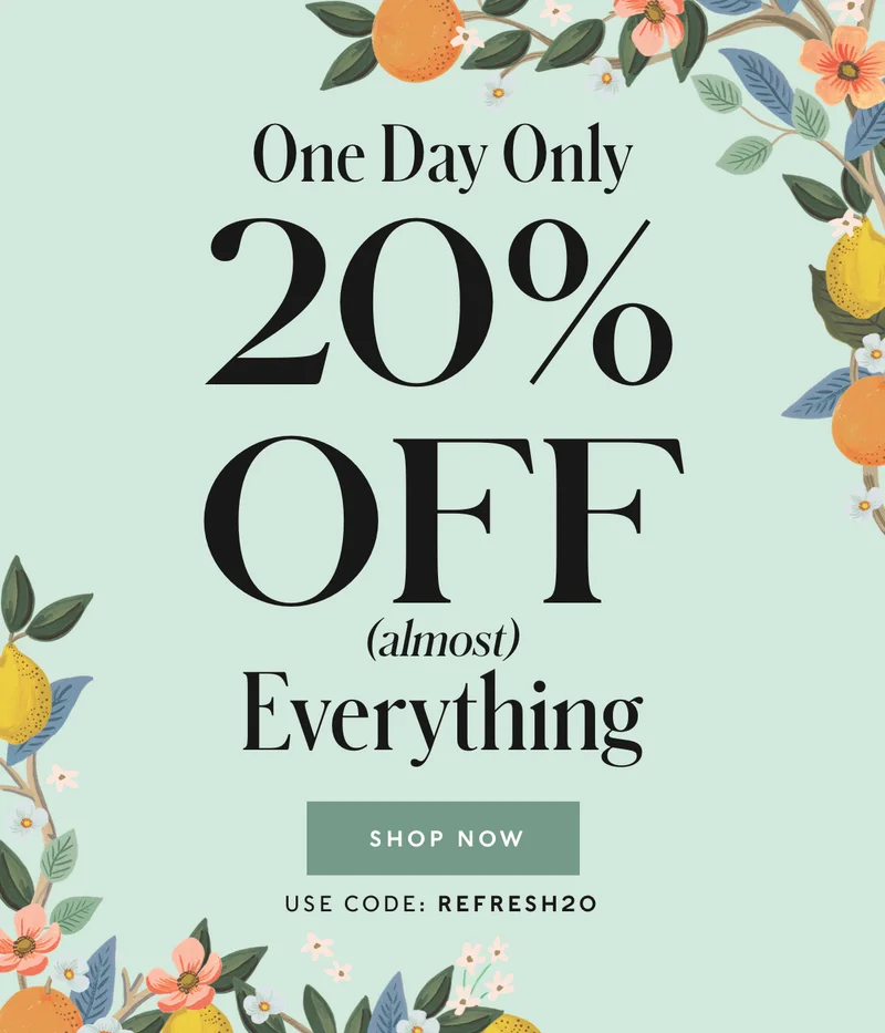 20% Off Almost Everything