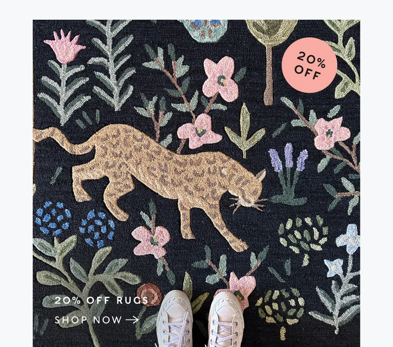 20% Off Rugs