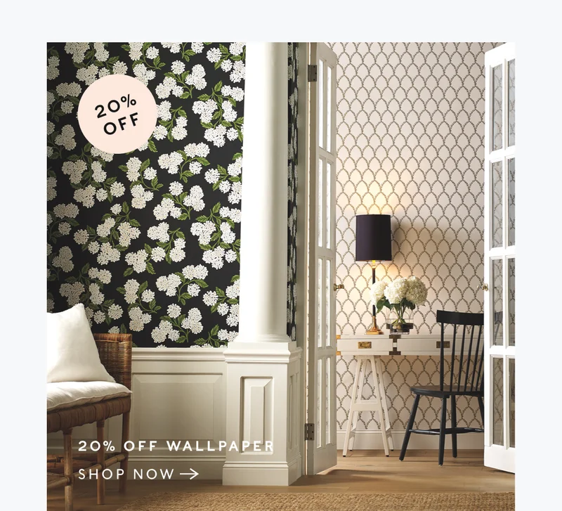 20% Off Wallpaper