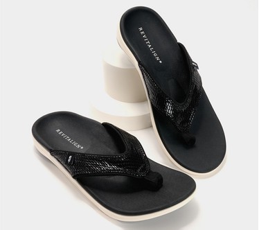 Revitalign Orthotic Thong Sandals - Yumi Gecko