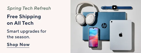 Free Shipping on All Tech