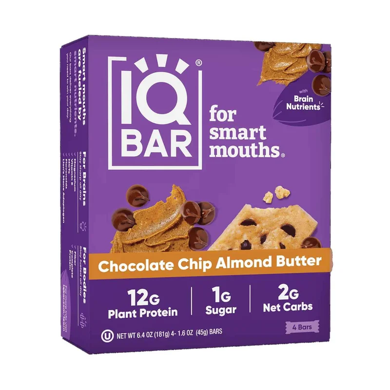 Plant Protein Bar, Almond Butter Chip, 4 Ct