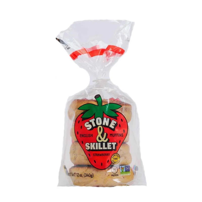 English Muffins, Strawberry, 12 Oz (4 Ct)
