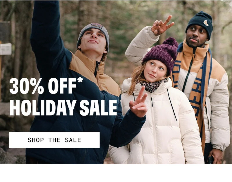 30% Off* Holiday Sale