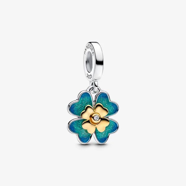 2025 Four Leaf Clover Lab-Grown Diamond Dangle Charm