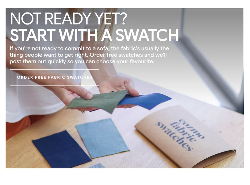 Not ready yet? Start with a swatch