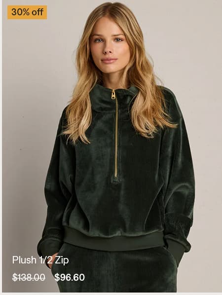 Plush 1/2 Zip