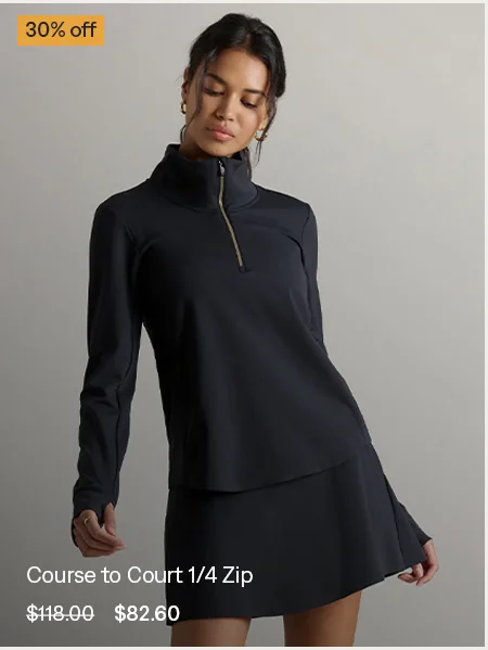 Course to Court 1/4 Zip