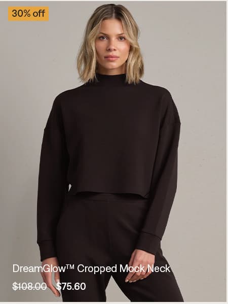 DreamGlow™ Cropped Mock Neck