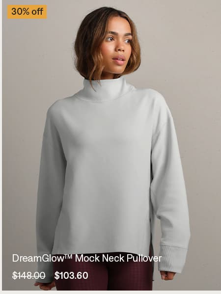 DreamGlow™ Mock Neck Pullover