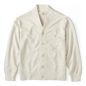 Midweight Terry Cardigan