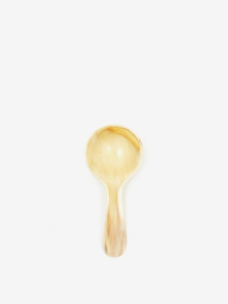 Image of Maadili Horn Short Handle Coffee Scoop