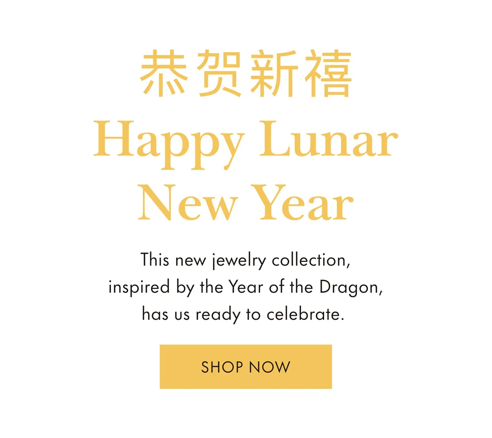 This new jewelry collection, inspired by the Year of the Dragon, has us ready to celebrate.