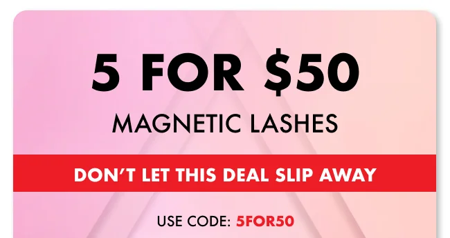 Buy 5 Magnetic Lashes for $50