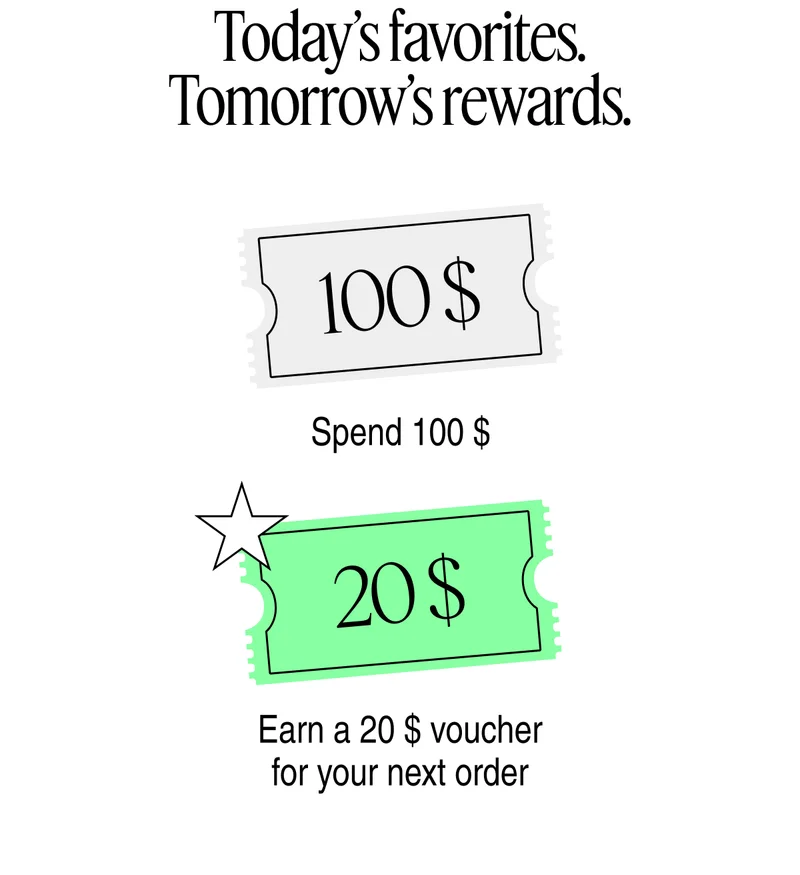 Today's favorites Tomorrow's rewards