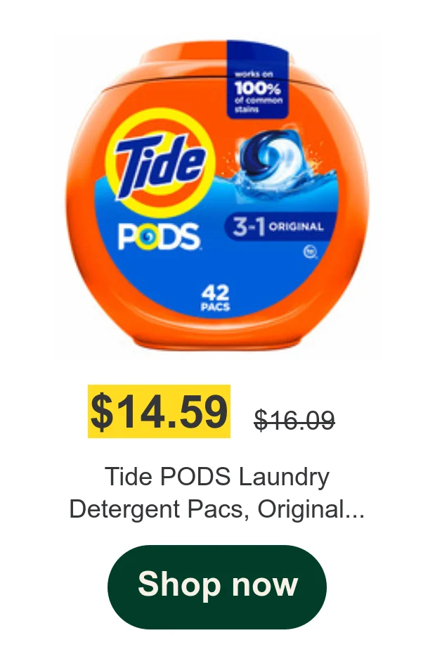 Tide PODS Laundry Detergent Pacs, Original Scent