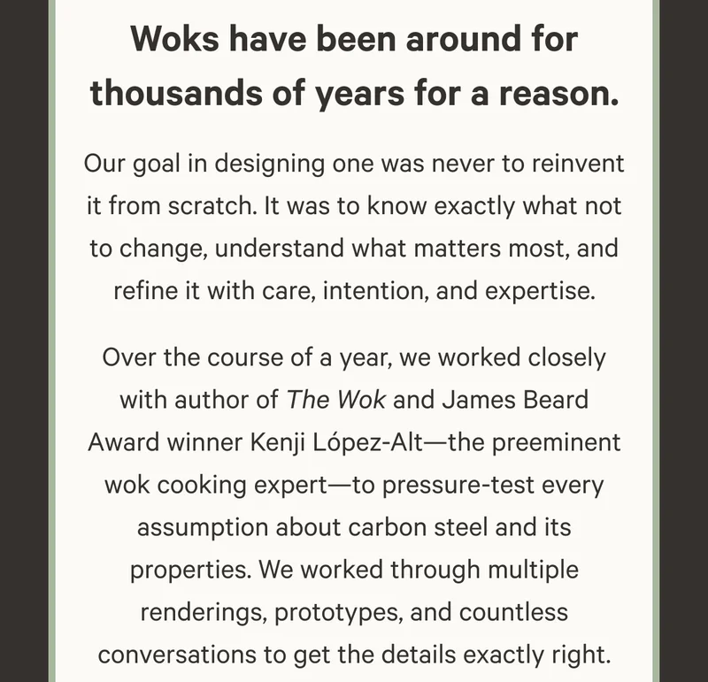 Woks have been around for thousands of years for a reason.