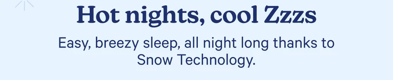 Hot nights, cool zzzs