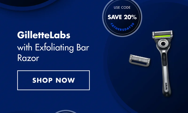 GilletteLabs with Exfoliating Bar Razor. SHOP NOW