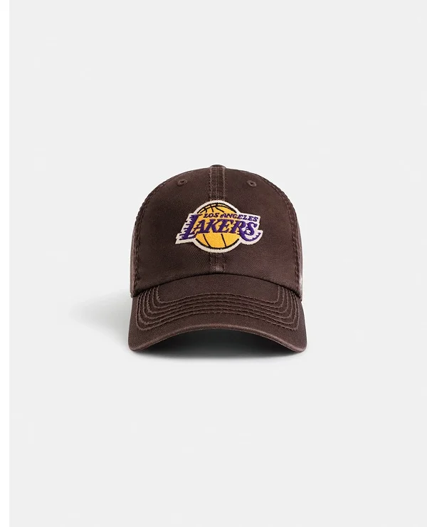 Lakers Dad Hat - Brown