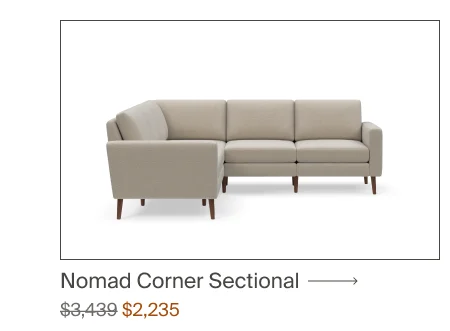 Nomad 5-Seat Corner Sectional