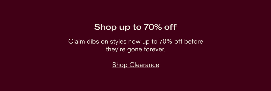 Shop Clearance