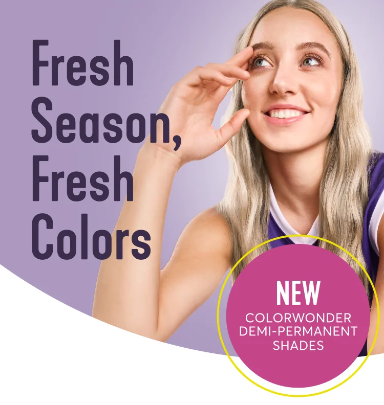 Fresh Season, Fresh Colors - New colorwonder demi-permanent shades