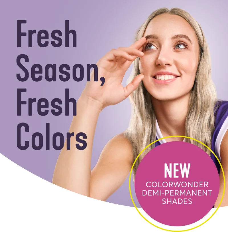 Fresh Season, Fresh Colors - New colorwonder demi-permanent shades