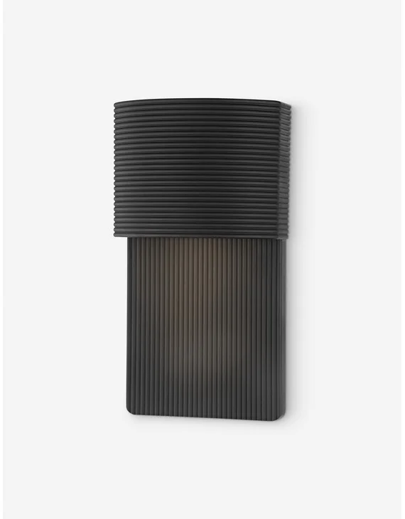 Vikram Outdoor Sconce-Black / Small