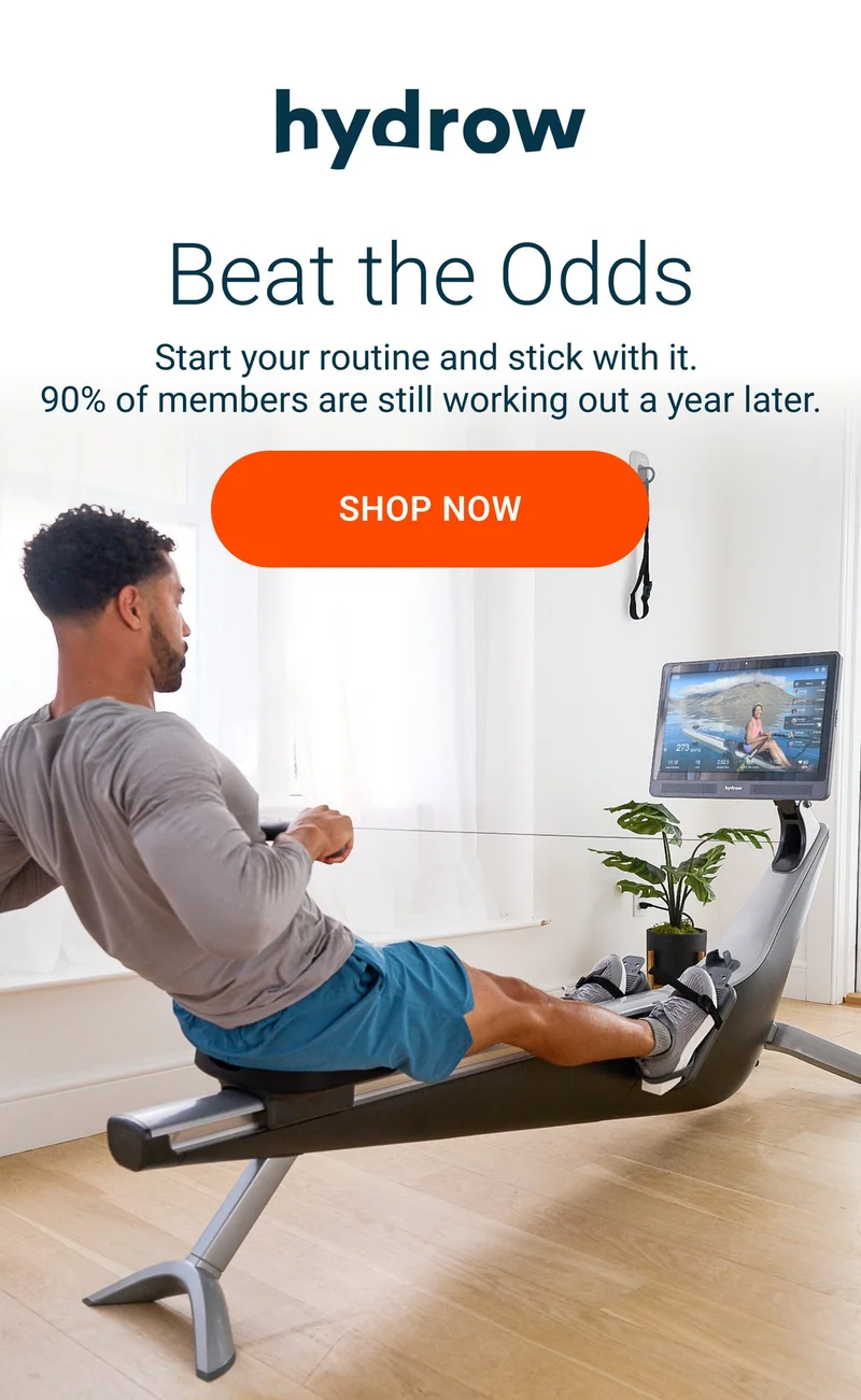 Beat the Odds. Start your routine and stick with it. 90% of members are still working out a year later. Shop Now.