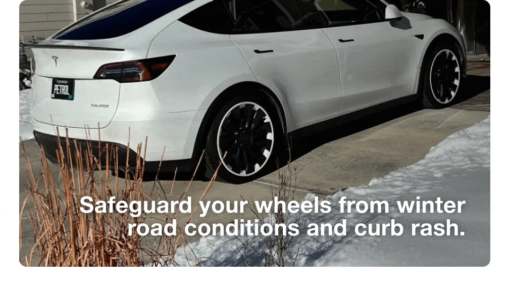 Safeguard your wheels from winter road conditions and curb rash.