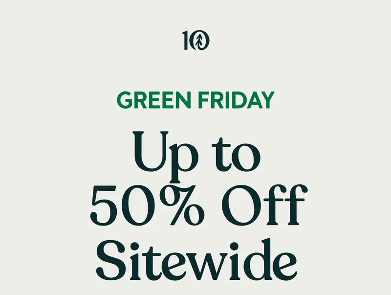 Up to 50% off sitewide