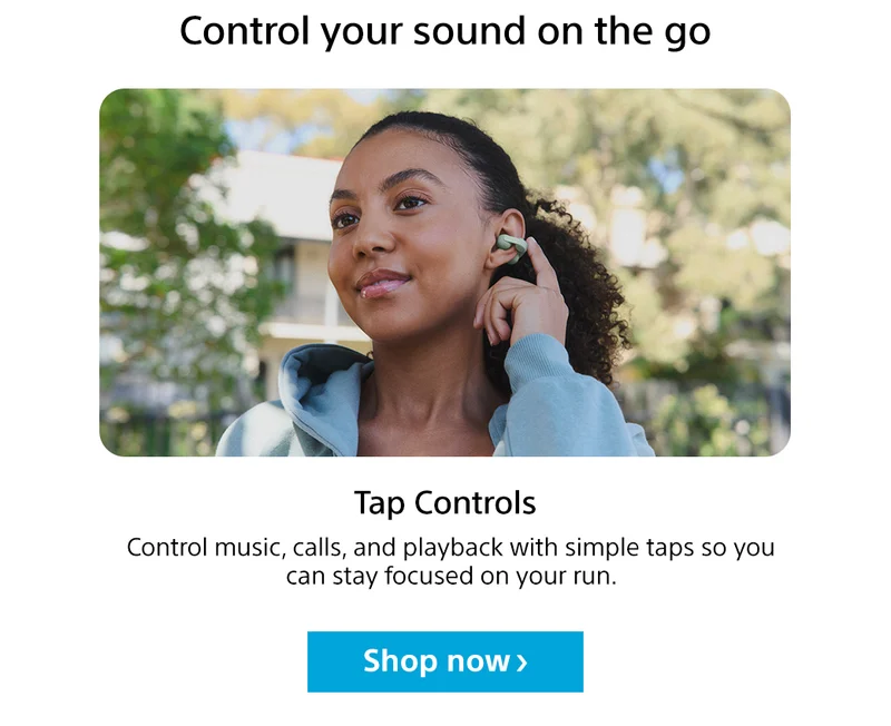 Control your sound on the go | Tap Controls | Shop now