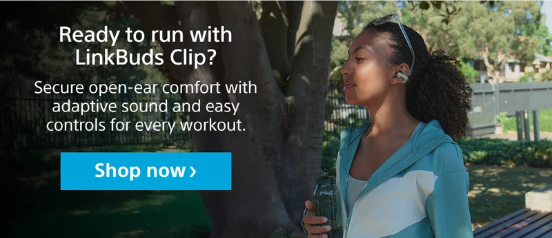 Ready to run with LinkBuds Clip? | Shop now