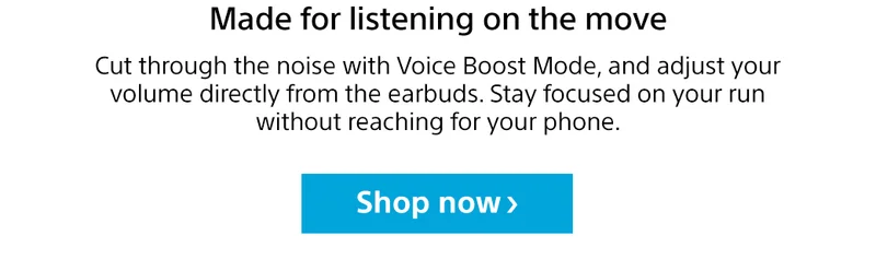 Made for listening on the move | Shop now