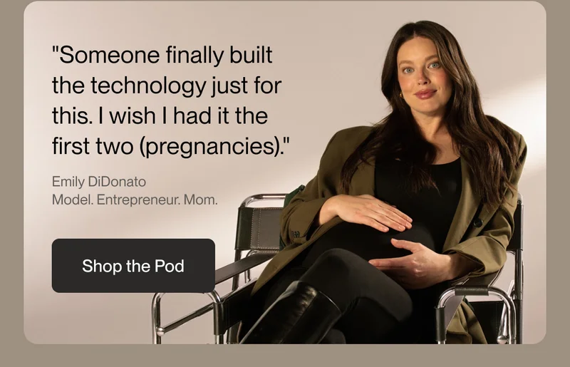 "Someone finally built the technology just for this. I wish I had it the first two (pregnancies)."