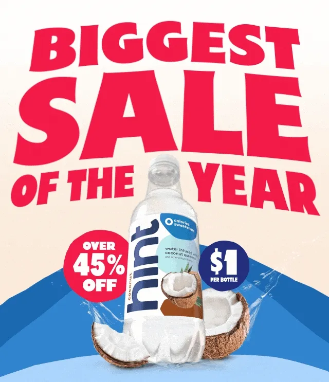 Biggest Sale of the Year. Over 45% Off. $1 per bottle