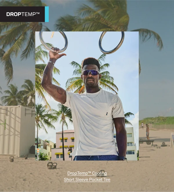 DropTemp™ Cooling Short Sleeve Pocket Tee