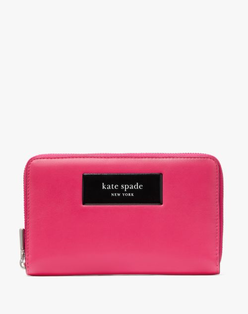 Label Medium Zip-around Wallet
